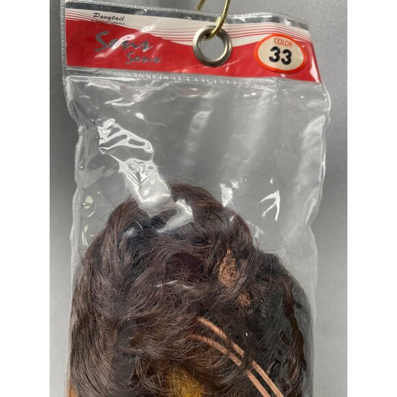 Sens Sens Women's Ponytail Curly Brown, Honey, Blonde 27" SKU 2127 - Picture 3 of 5
